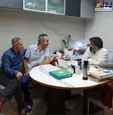 امیرمهدی ژوله و جواد رضویان در مطب دکتر +عکس