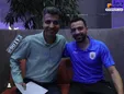 عادل فردوسی‌پور در پشت صحنه برنامه فوتبال ۱۲۰ +عکس