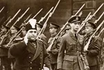 تصویری نایاب که احمدشاه قاجار را در کنار وارث پادشاهی انگلستان نشان می‌دهد