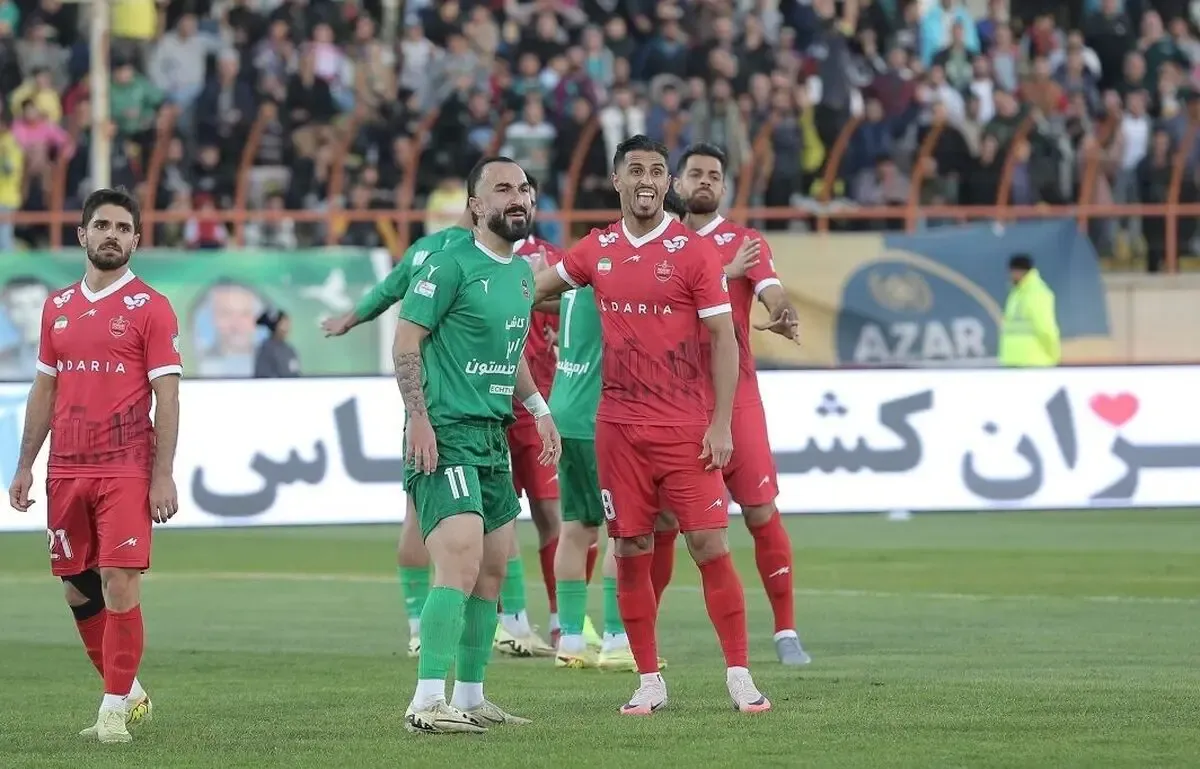 خلاصه بازی شمس آذر- پرسپولیس | حواشی و گل ها