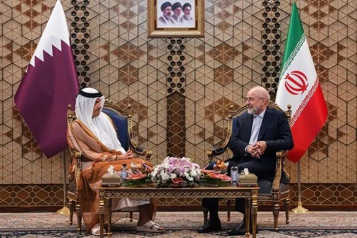 دیدار قالیباف با وزیرخارجه قطر دیدار قالیباف با وزیرخارجه قطر