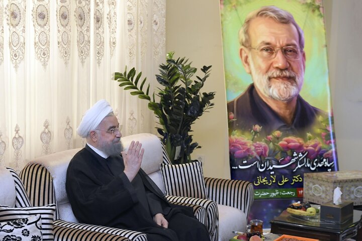 روحانی: شهید لاریجانی برای من در دوران ریاستجمهوری، برادری کرد روحانی: شهید لاریجانی برای من در دوران ریاستجمهوری، برادری کرد