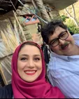 سلفی هوشنگ شرافت با شهره خانوم +عکس