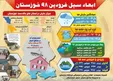 ابعاد سیل در خوزستان+اینفوگرافی