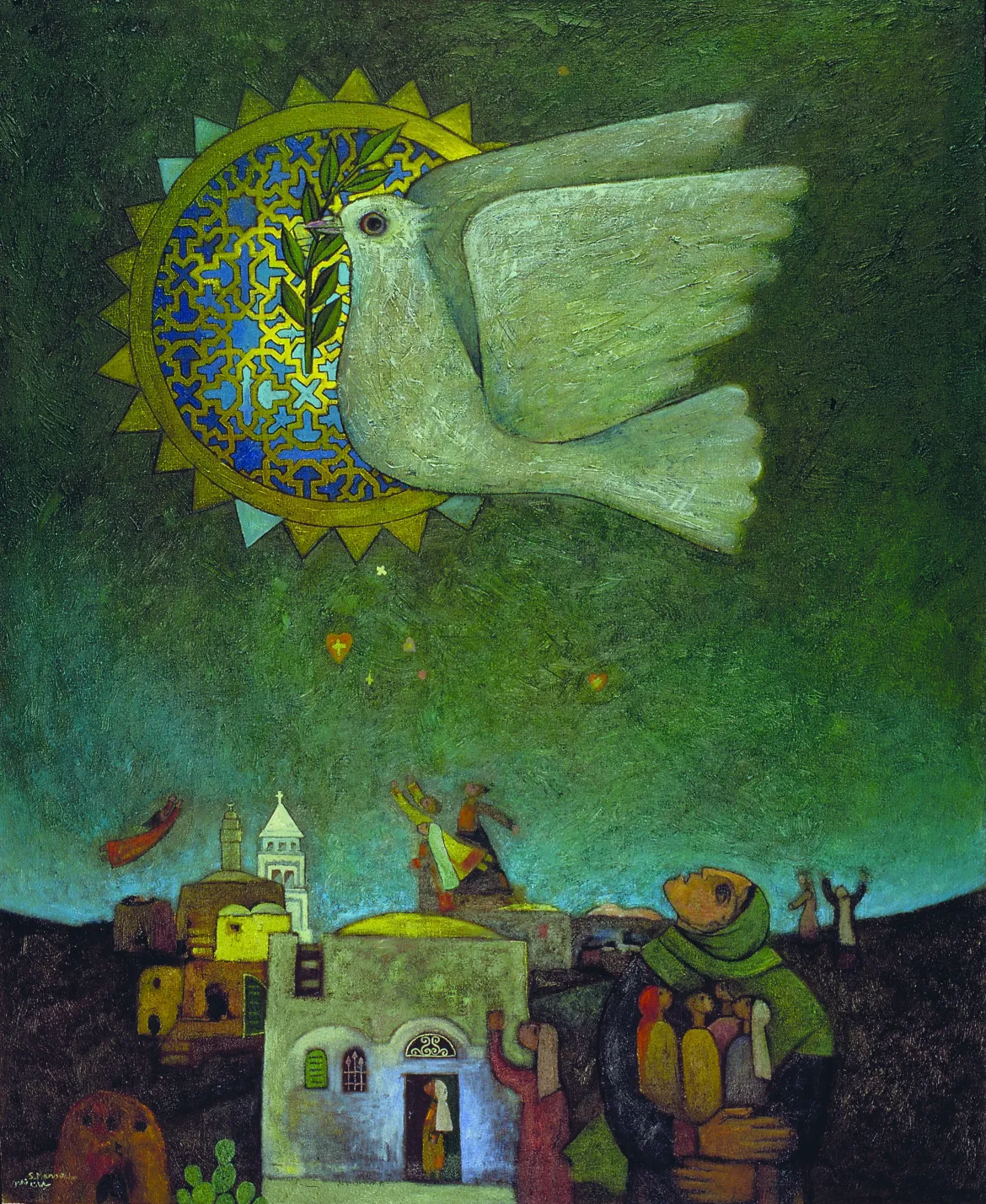 نماد امید  سلیمان منصور، نقاش مقاومت فلسطین