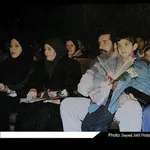 کودکی سینا مهراد در کنار پدرش و مهتاب کرامتی جوان +عکس