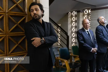 حضور هنرمندان در مراسم یادبود ایرج خواجه امیری