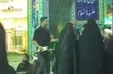 اعتراض خانم‌های محجبه یزدی به یک روحانی + فیلم