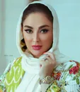 استایل لاکچری الهام حمیدی با ارایش غلیظ + عکس