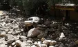 خسارت وحشتناک سیل به خودروها در جاده چالوس +فیلم