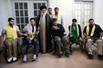دیدار رهبر انقلاب با جانبازان حزب الله لبنان