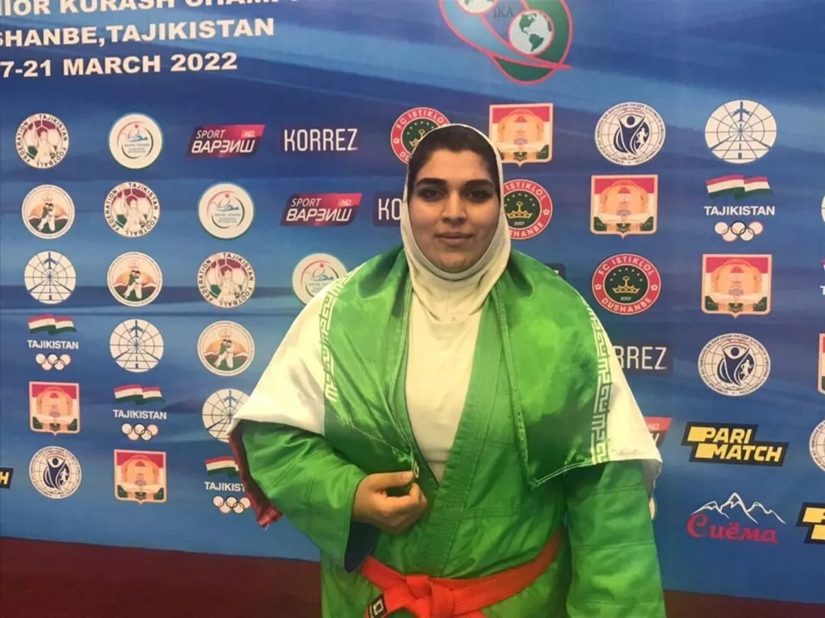فاطمه برمکی در کوراش بازی‌های آسیایی به مدال برنز رسید