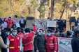 تجمع آتش‌نشان‌ها مقابل شورای شهر تهران +فیلم