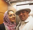 تبریک تولد خانم بازیگر به همسرش +عکس