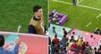 اخراج کسی که روی رونالدو آب ریخت