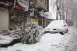 بارش برف سنگین در همدان