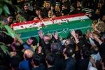 تصاویری از وداع با همسر شهید رهبر انقلاب
