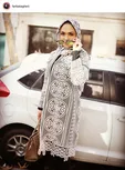 نمایی از تیپ جدید «فریبا باقری» +عکس