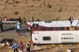 علت واژگونی اتوبوس خبرنگاران مشخص شد +فیلم