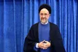 ببینید| حضور سید محمد خاتمی با عصا در نشست بنیاد باران