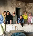 لیندا کیانی با عوامل سریال مانکن +عکس