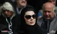 لیلا حاتمی در مراسم تشییع جمشید مشایخی +عکس