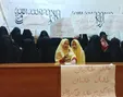 شعرخوانی و جشن زنان در حمایت از طالبان +فیلم