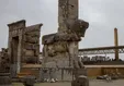 تصاویر بارش شدید باران در تخت جمشید +فیلم