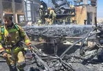 مصدومیت ۵ نفر در حادثه آتش‌سوزی محدوده میدان تجریش