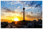 وزش باد شدید و افزایش دمای هوای تهران