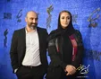 محسن تنابنده و همسرش روی فرش قرمز جشنواره +عکس