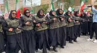 ببینید| رزمایش زنان جانفدایان ایران