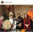 افسانه بایگان در گروه موسیقی سنتی +عکس