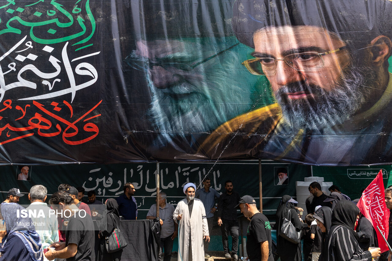 پیادهروی جاماندگان اربعین در تهران پیادهروی جاماندگان اربعین در تهران