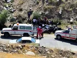 ۷ کشته و ۶ مصدوم در سقوط مرگبار ون به دره در جاده هراز