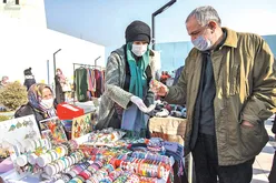 تعطیلی برخی غرفه‌های بازار پروانه به دلیل بی‌حجابی