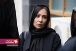«پرستو صالحی» در مراسم تشییع «جمشید مشایخی» +عکس