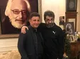 حضور قلعه نویی در منزل مرحوم مشایخی +عکس