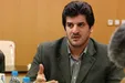حضور رسول خادم در محل آتش سوزی امام‌زاده ابراهیم شفت