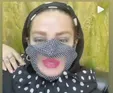 ماسک ضدکرونای بهاره رهنما حاشیه‌ساز شد +فیلم