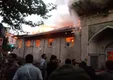تخریب صددرصدی تاریخ سه هزار ساله مازندران/ مهار آتش در مسجد جامع ساری تا ساعاتی دیگر ادامه دارد