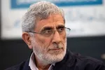 حضور سردار قاآنی در مراسم وداع با رهبر شهید ایران +عکس