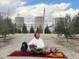 تار نوازی علی قمصری مقابل نیروگاه برق