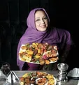 سینی غذای زیبای بهنوش بختیاری + عکس