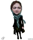 کاریکاتوری از چهره نیکی کریمی که خودش منتشر کرد! +عکس