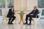 دیدار الهام علی‌اف با رئیس اسرائیل