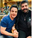 عموپورنگ در کنار خواننده محبوب پاپ +عکس