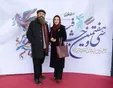 خانم بازیگر همراه همسرش در جشنواره فجر +عکس