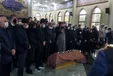 اقامه نماز بر پیکر خسرو آواز ایران / پیکر استاد شجریان به فرودگاه منتقل شد+عکس