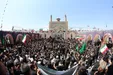 ببینید| درگیری شدید دو هیئت عزاداری در حرم امام رضا